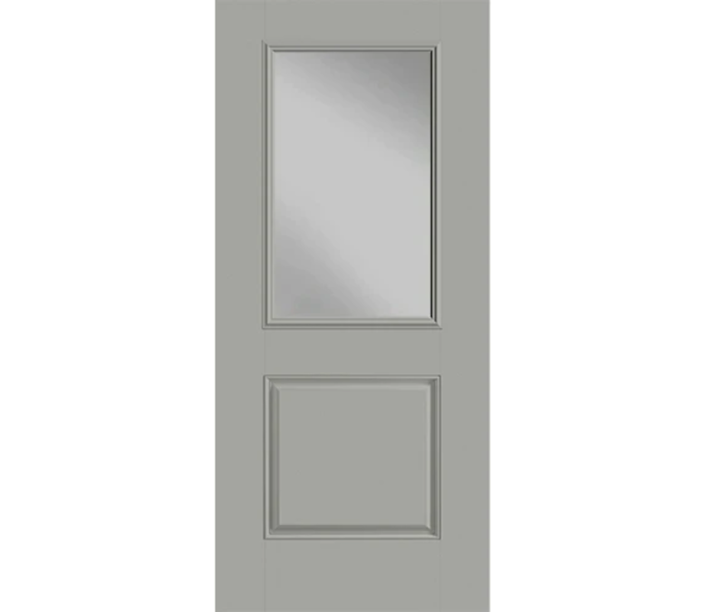 Detroit Half Light 1 Panel Fiberglass Entry Door