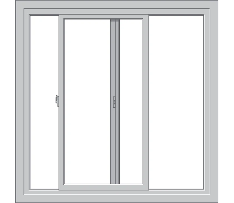 Detroit Pella Hurricane Shield Series Vinyl Sliding Window