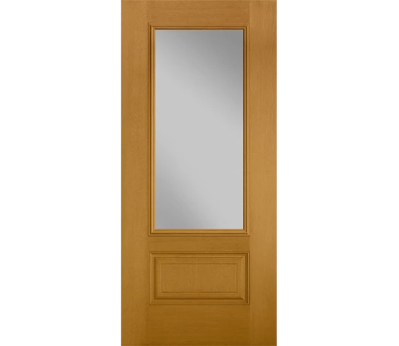 Detroit Three Quaters light Fiberglass Entry Door